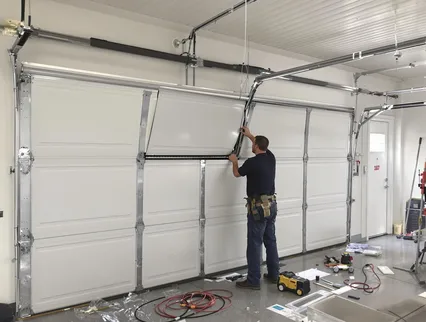 Garage Door Section Replacement in Hilton Head Island