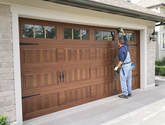 Custom garage door showcase by Hilton Head Island Garage Door Repair in Hilton Head Island