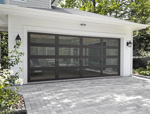 Hilton Head Island Garage Door Repair design specialist presenting custom garage door options to Hilton Head Island homeowner