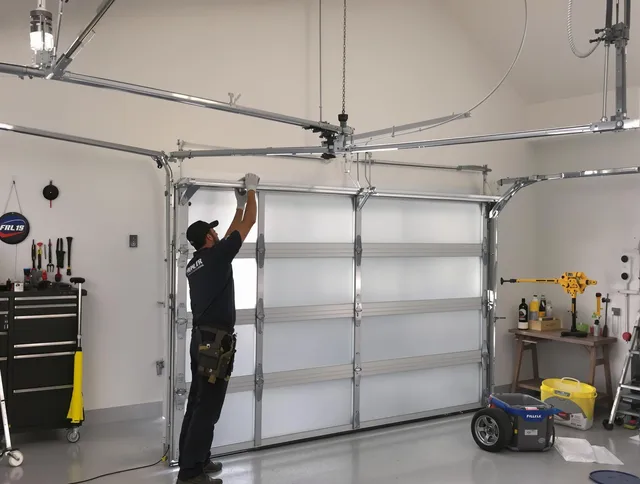 Hilton Head Island Garage Door Repair certified team performing precision garage door installation in Hilton Head Island