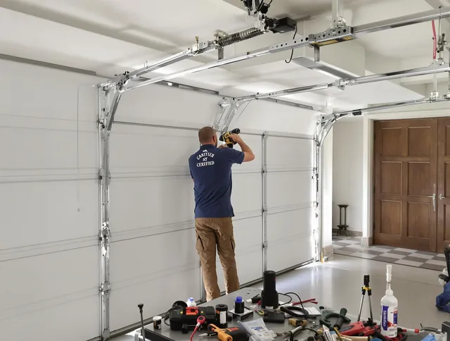 Hilton Head Island Garage Door Repair certified technician performing precision garage door repair in Hilton Head Island