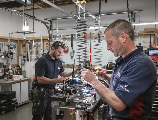 Garage door spring repair service by Hilton Head Island Garage Door Repair in Hilton Head Island